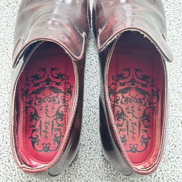 Red Tape Men's Cordovan Patent Leather Pointed Toe Loafer Dress Shoes 12 US - Picture 6 of 15